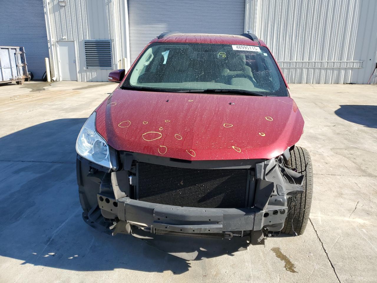 2012 Chevrolet Traverse VIN 1GNKVGED7CJ339648 Copart auction photo, front end damage thumbnail 5
