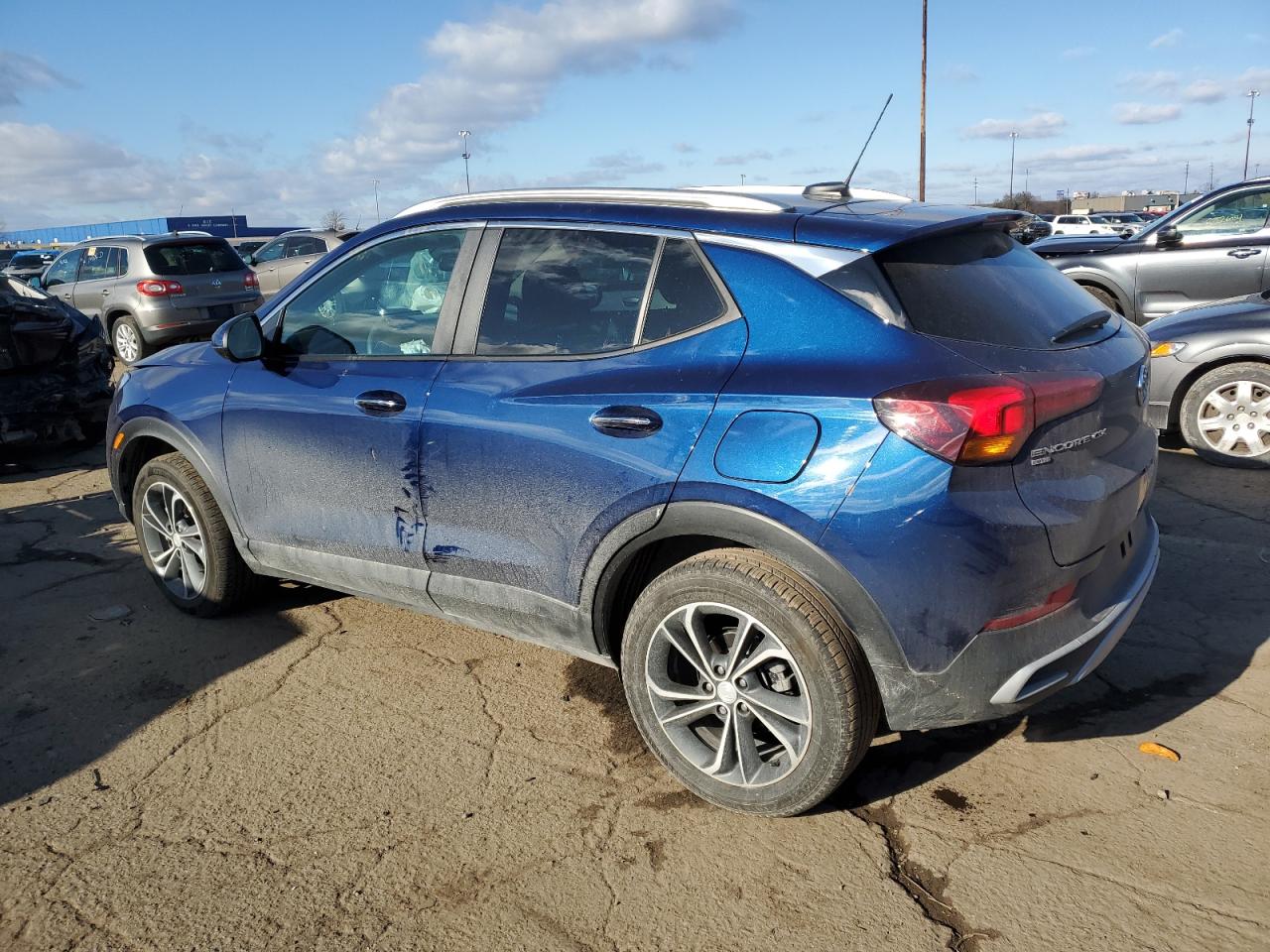 2022 Buick Encore VIN KL4MMESL5NB041529 Copart auction photo, front end damage thumbnail 2