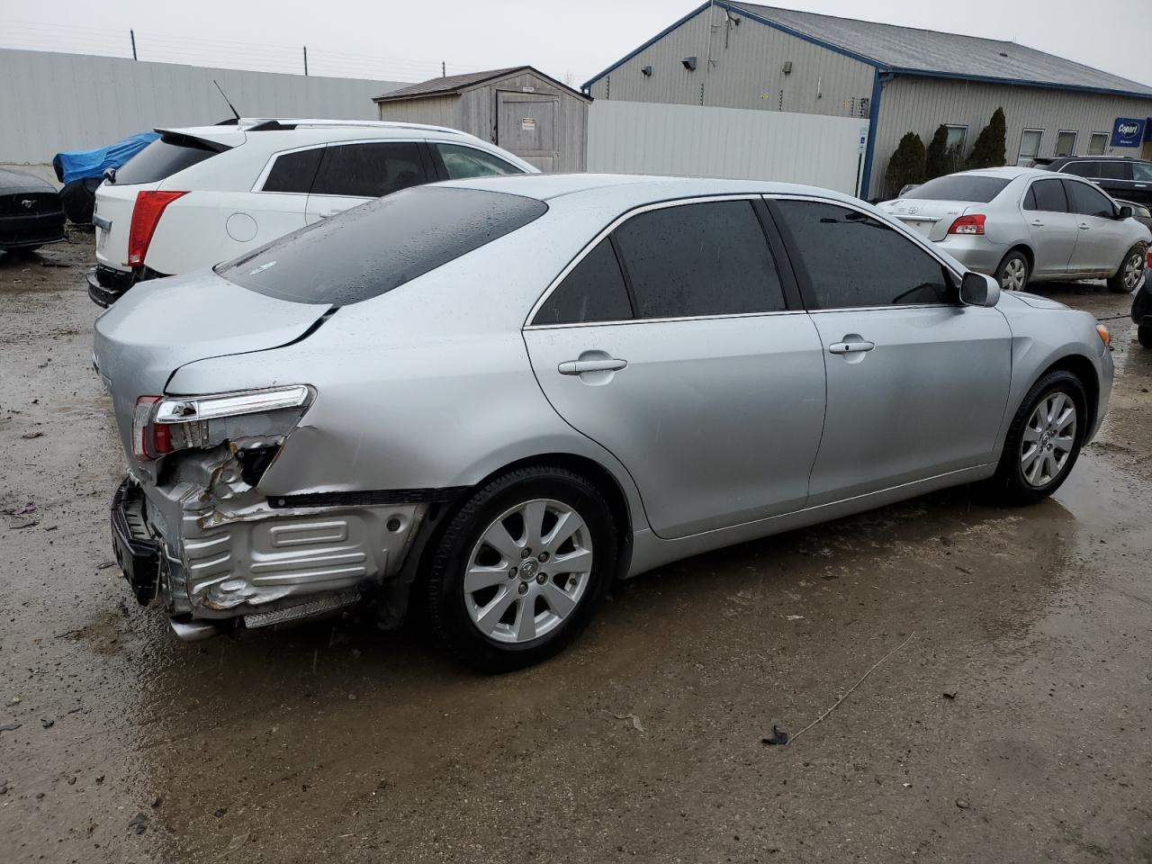 2007 Toyota Camry VIN 4T1BB46K07U017558 Copart auction photo, rear end / side damage thumbnail 3