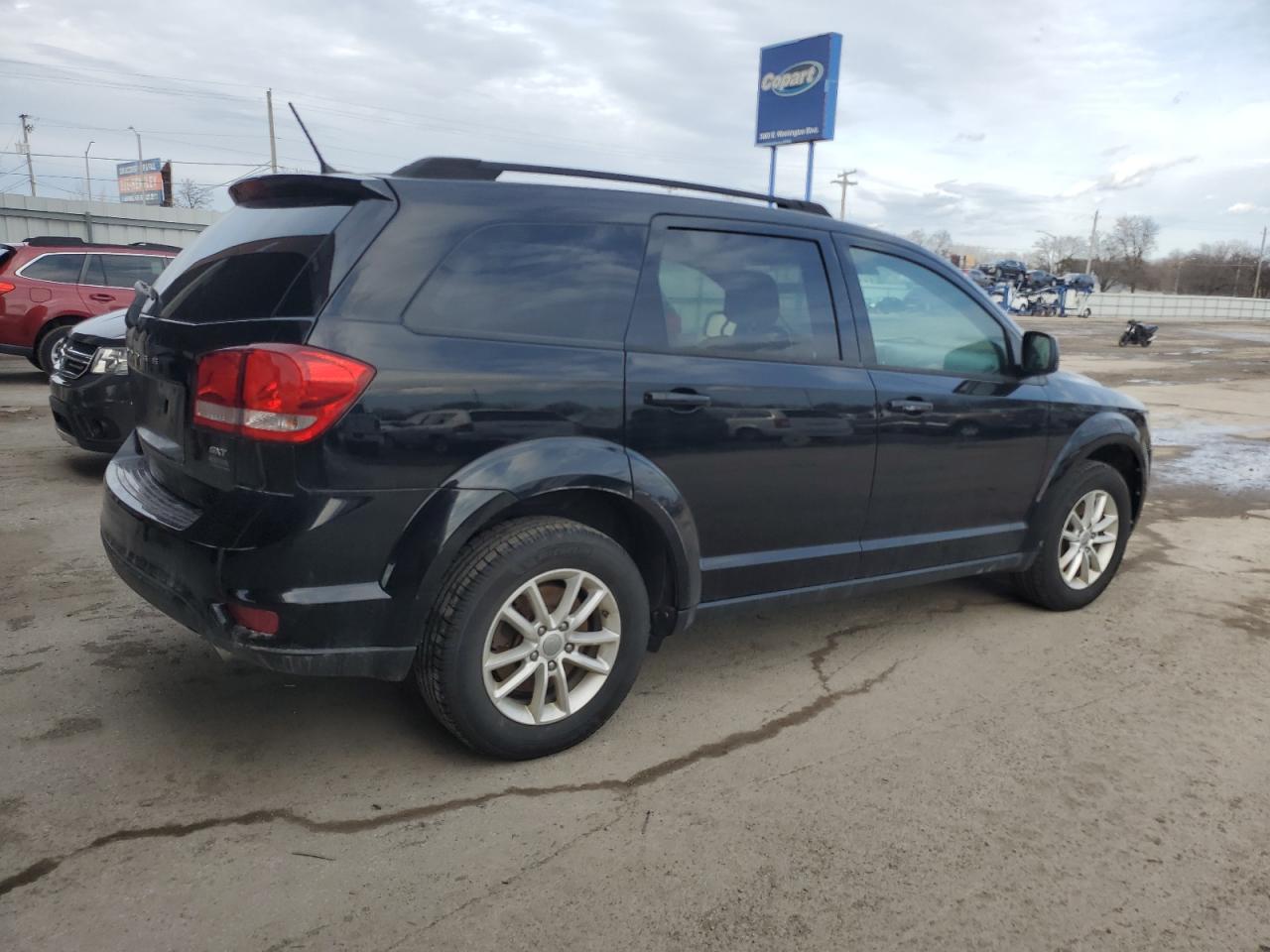 2014 Dodge Journey VIN 3C4PDDBG7ET271300 Copart auction photo, mechanical damage thumbnail 3