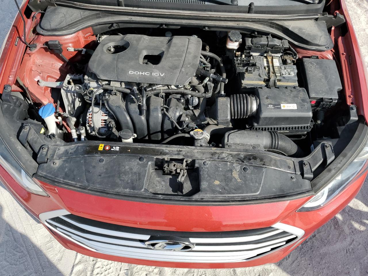 2017 Hyundai Elantra VIN 5NPD84LF5HH042955 Copart auction photo, water/flood / minor dent/scratches damage thumbnail 11