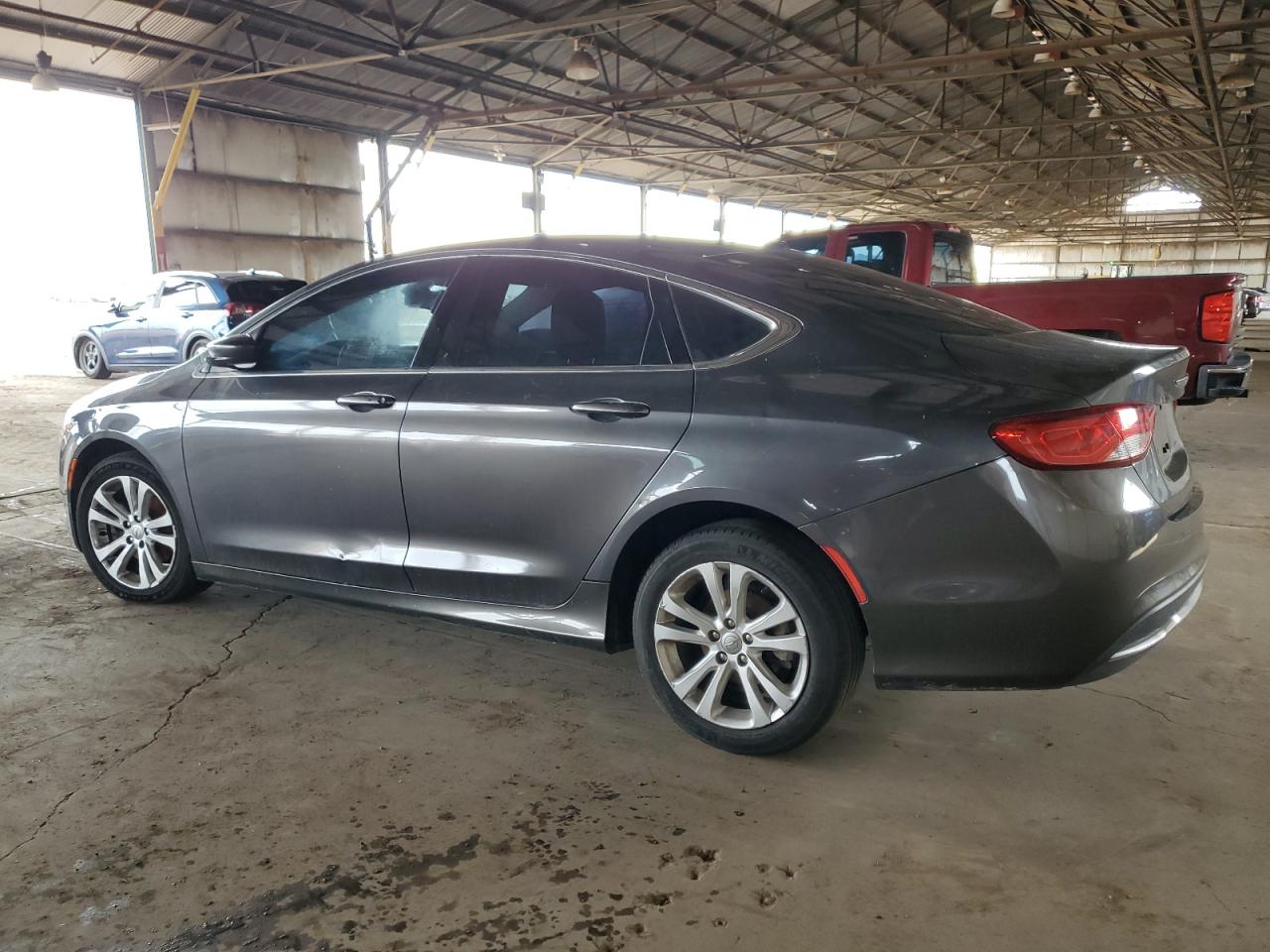 2015 Chrysler 200 VIN 1C3CCCAB6FN660274 Copart auction photo, side / front end damage thumbnail 2