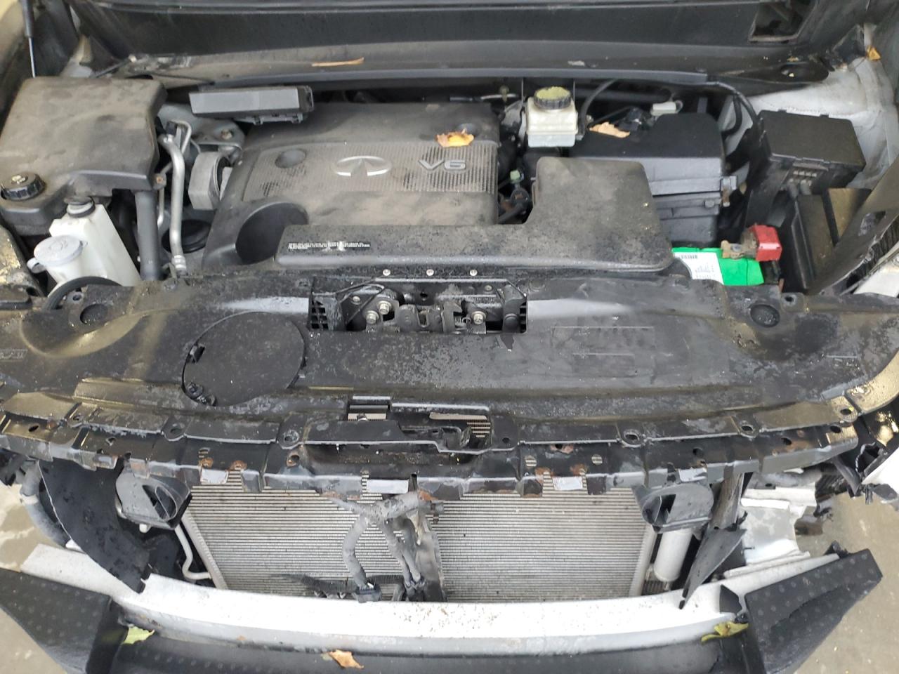 2013 Infiniti JX VIN 5N1AL0MM0DC351628 Copart auction photo, front end / rear end damage thumbnail 12