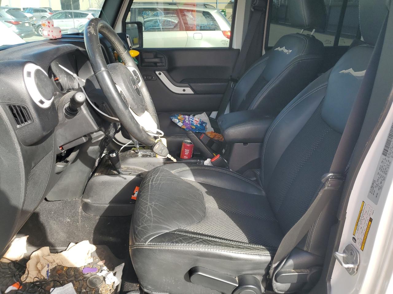 2015 Jeep Wrangler VIN 1C4BJWEG0FL649724 Copart auction photo, side damage thumbnail 7