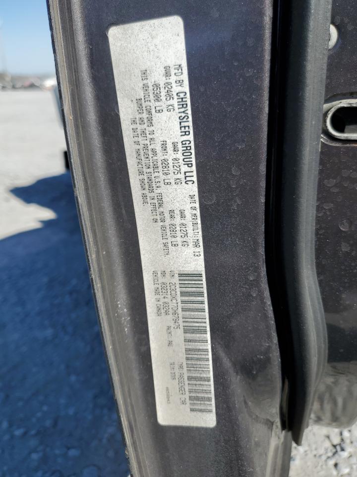 2013 Dodge Charger VIN 2C3CDXCT7DH678475 Copart auction photo, burn / burn - engine damage thumbnail 13