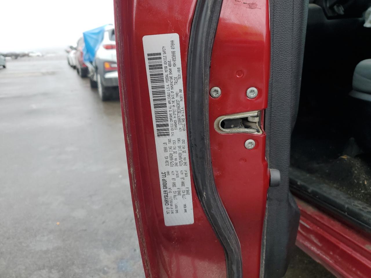 2014 RAM 1500 VIN 1C6RR7FT9ES463037 Copart auction photo, front end / rear end damage thumbnail 13