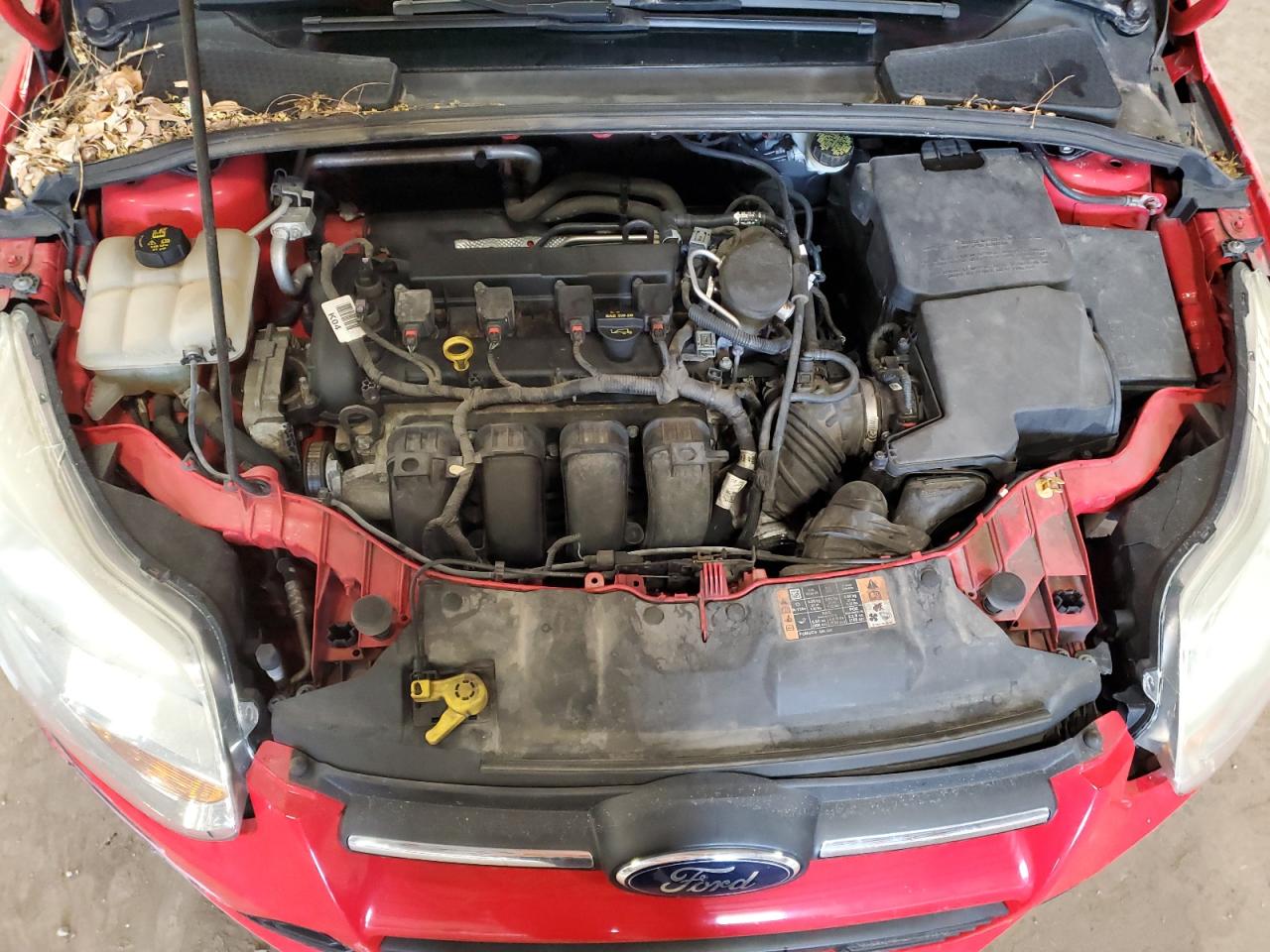 2014 Ford Focus VIN 1FADP3K21EL371967 Copart auction photo, front end / side damage thumbnail 13