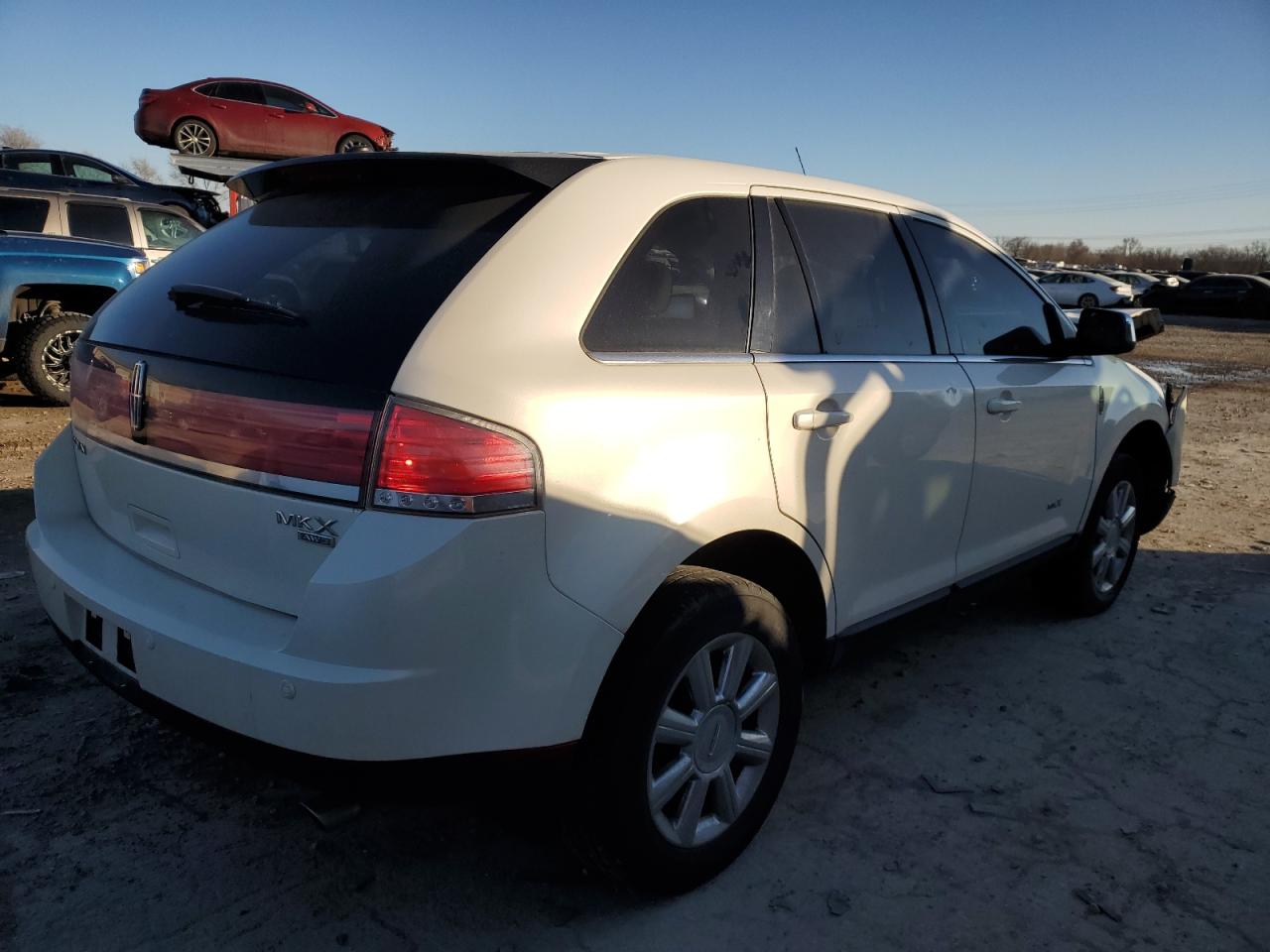 2008 Lincoln MKX VIN 2LMDU88C88BJ23011 Copart auction photo, front end damage thumbnail 3