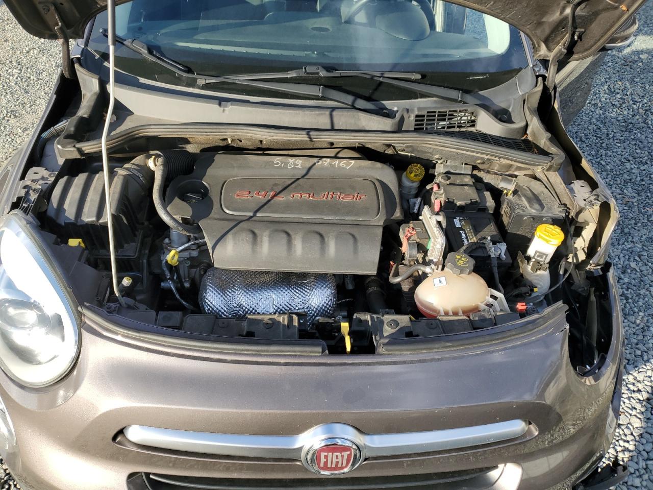 2016 Fiat 500 VIN ZFBCFXCT2GP355833 Copart auction photo, front end damage thumbnail 11
