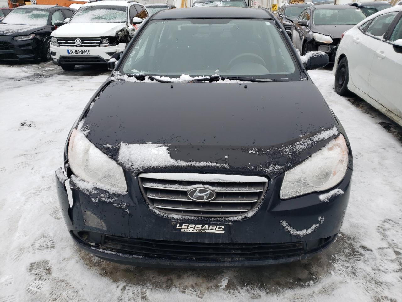 2009 Hyundai Elantra VIN KMHDU45D99U770868 Copart auction photo, front end damage thumbnail 5