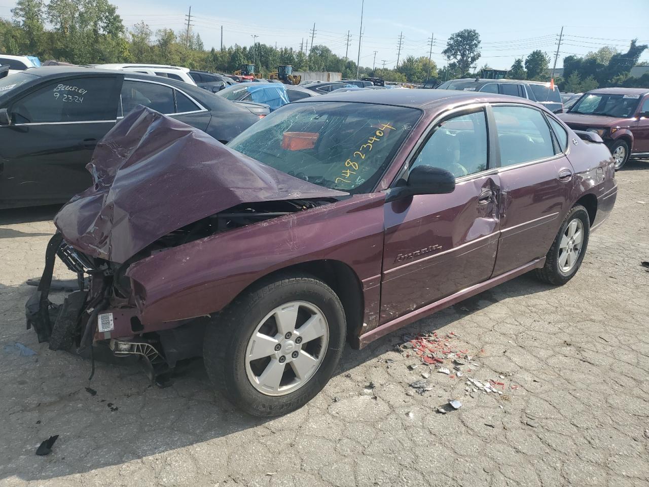 2004 Chevrolet Impala VIN 2G1WH52K849118350