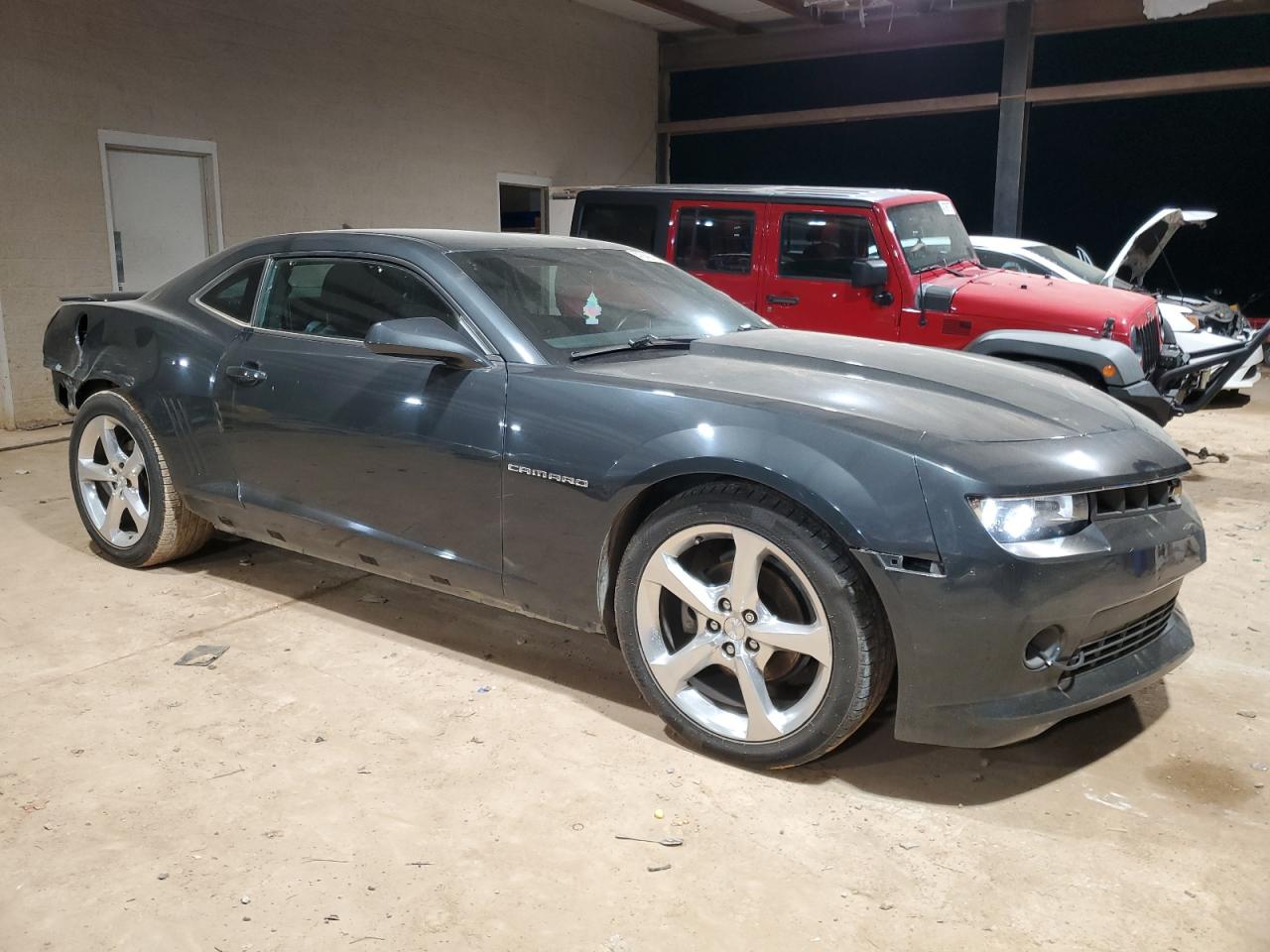 2014 Chevrolet Camaro VIN 2G1FF1E39E9316665 Copart auction photo, rear end damage thumbnail 4
