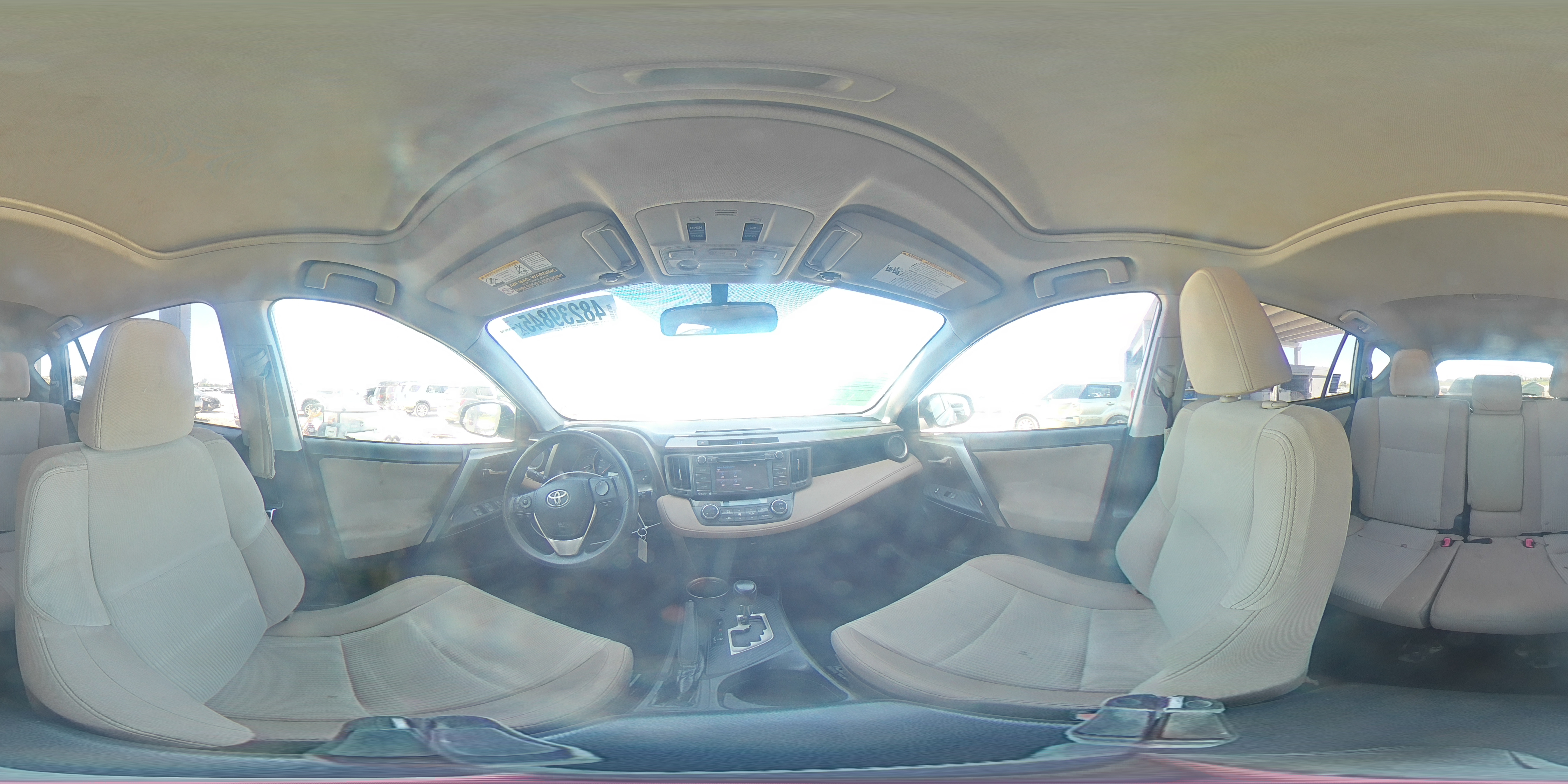 2014 Toyota RAV 4 VIN JTMWFREV5EJ007478 Copart auction photo, front end / rear end damage thumbnail 15