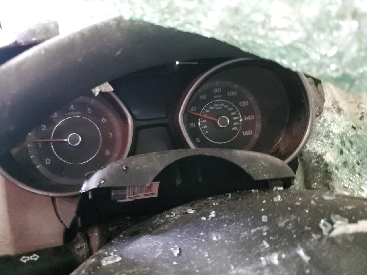 2013 Hyundai Elantra VIN 5NPDH4AE1DH377327 Copart auction photo, front end / top/roof damage thumbnail 9