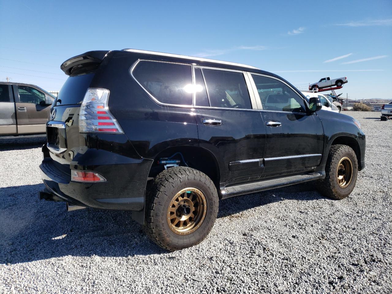 2018 Lexus GX VIN JTJJM7FX1J5183819 Copart auction photo, front end / undercarriage damage thumbnail 3