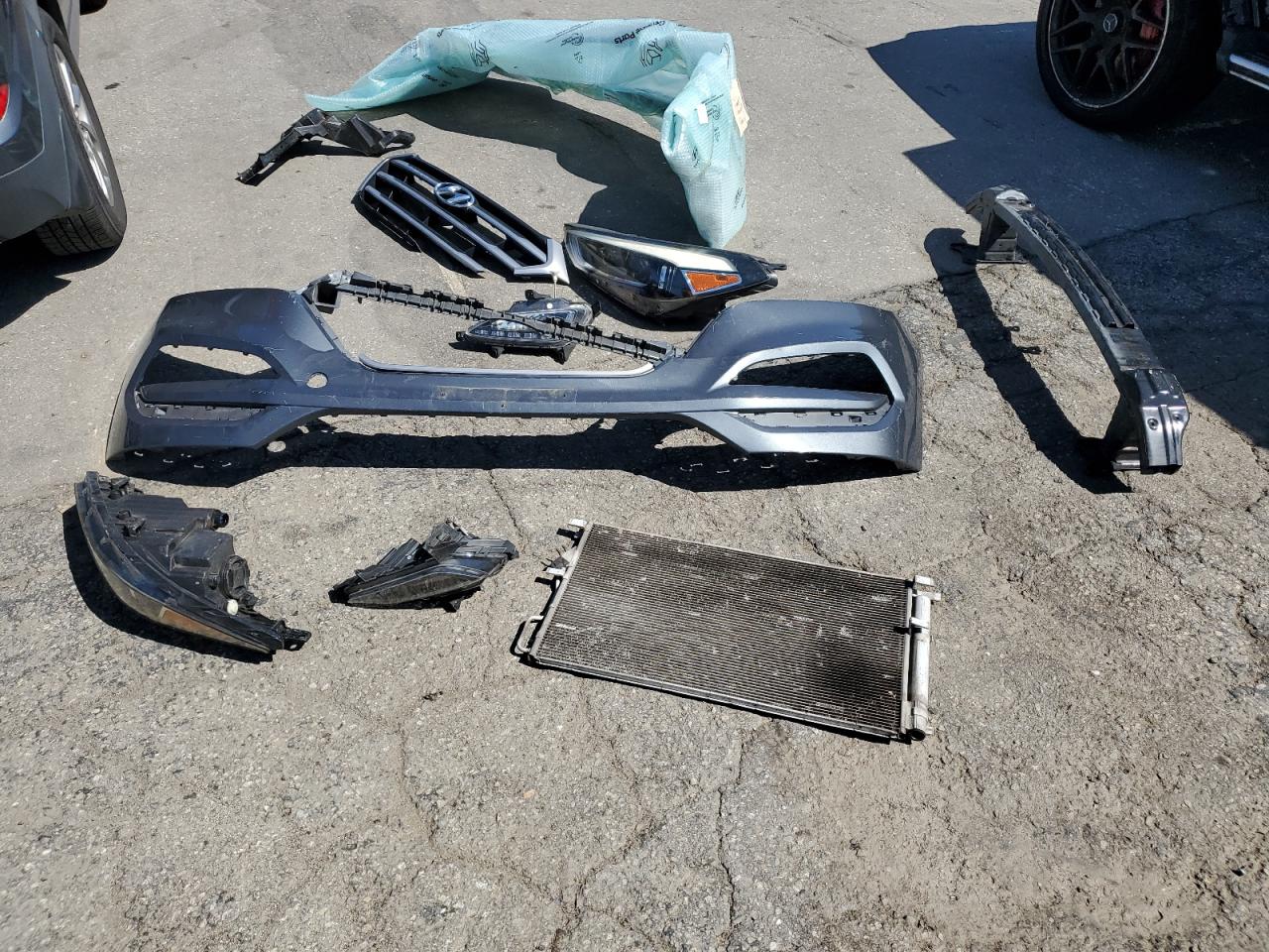 2017 Hyundai Tucson VIN KM8J33A48HU350149 Copart auction photo, front end damage thumbnail 13