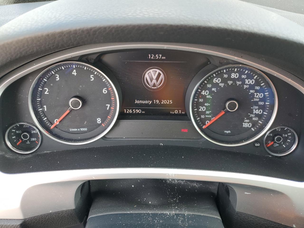 2014 Volkswagen Touareg VIN WVGEF9BP5ED014488 Copart auction photo, normal wear damage thumbnail 9