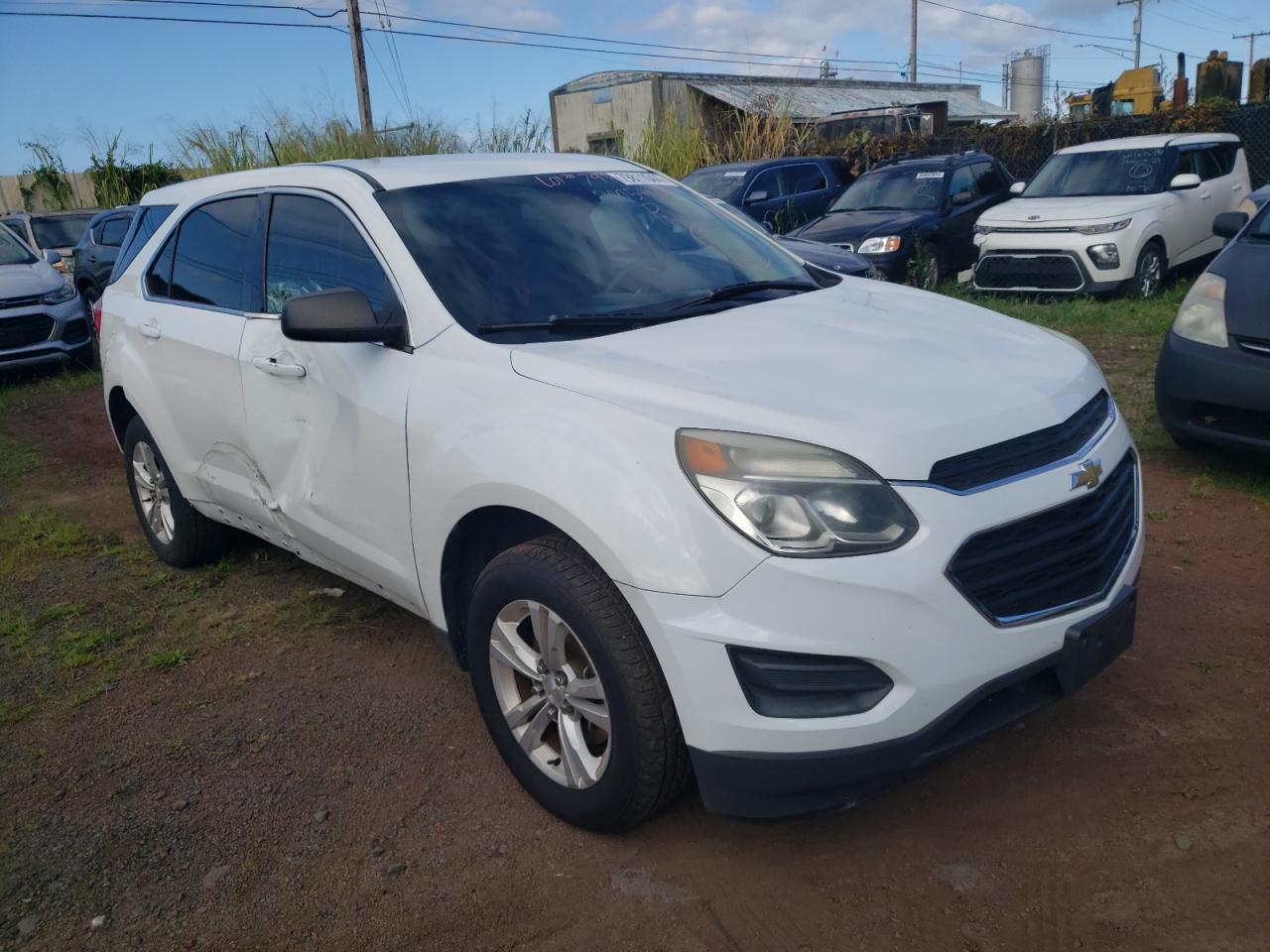 2017 Chevrolet Equinox VIN 2GNALBEK1H1546217 Copart auction photo, side damage thumbnail 4