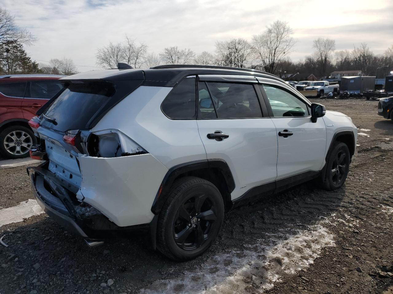 2021 Toyota RAV 4 VIN 2T3E6RFV7MW016659 Copart auction photo, rear end damage thumbnail 3
