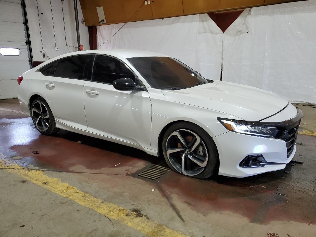 2022 Honda Accord VIN 1HGCV1F34NA037951 Copart auction photo, front end / minor dent/scratches damage thumbnail 4