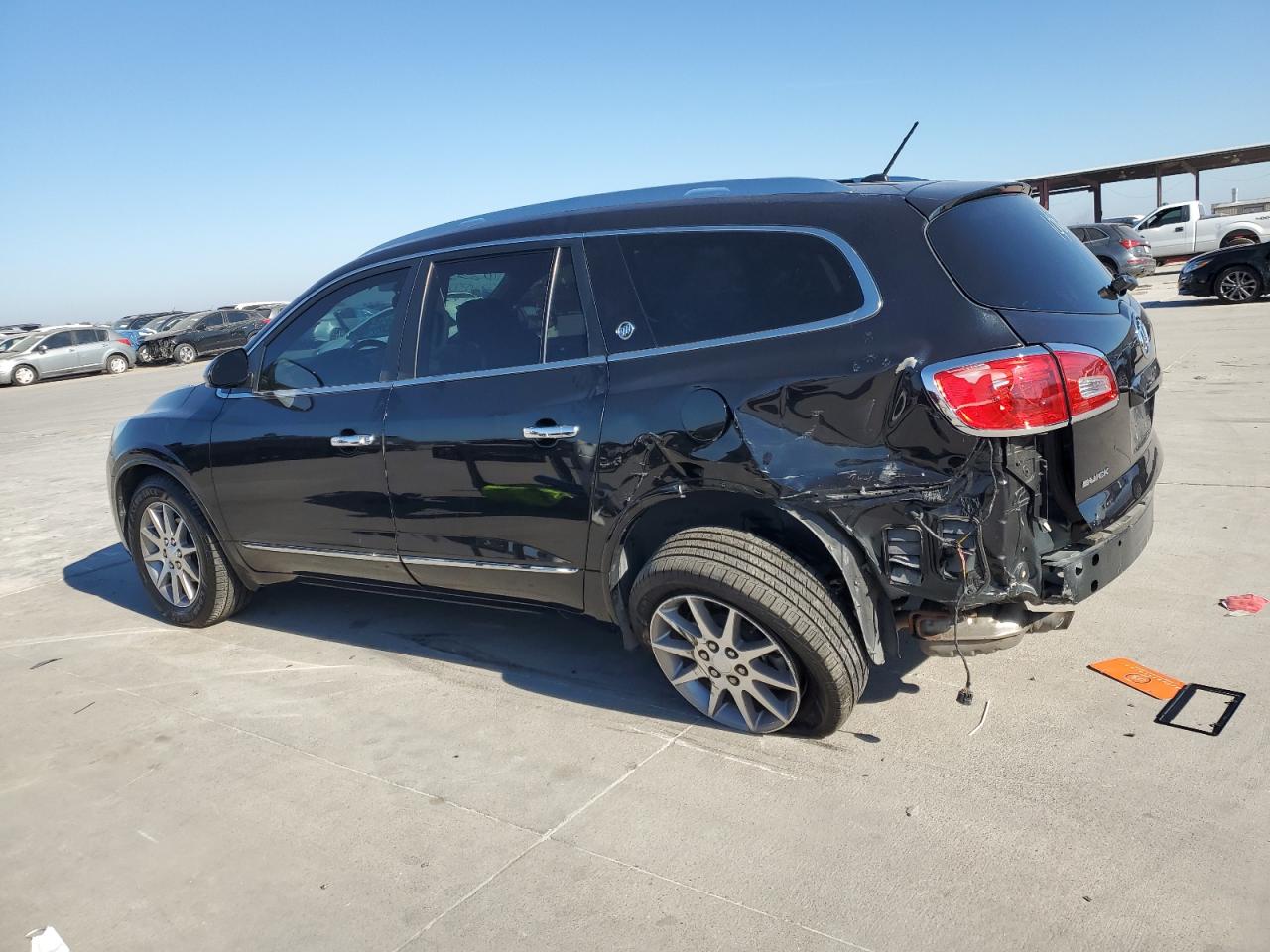 2015 Buick Enclave VIN 5GAKRBKD6FJ197237 Copart auction photo, rear end damage thumbnail 2