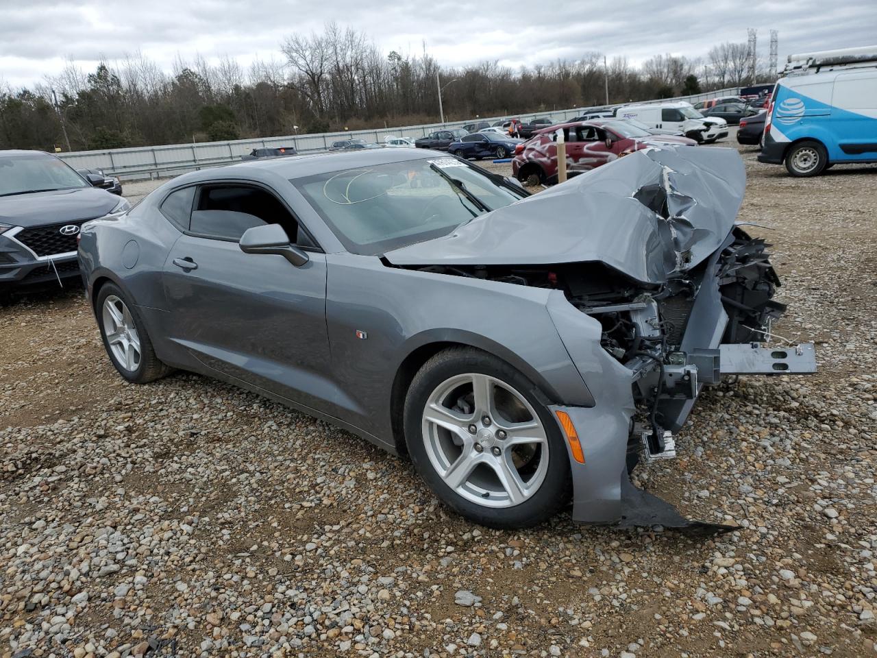 2022 Chevrolet Camaro VIN 1G1FB1RX8N0113396 Copart auction photo, front end damage thumbnail 4