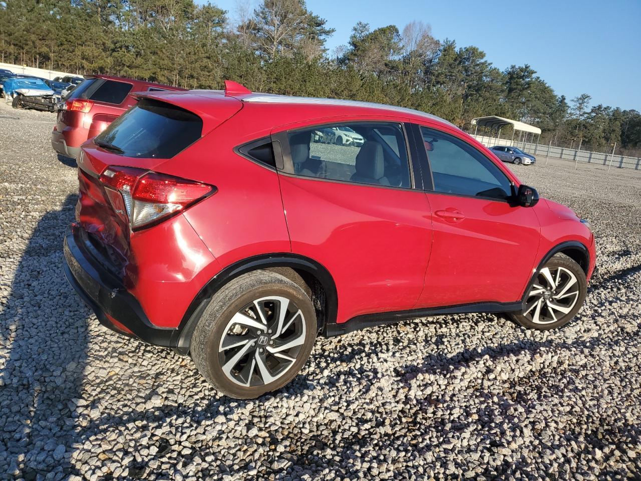 2020 Honda HR-V VIN 3CZRU5H14LM717437 Copart auction photo, rear end damage thumbnail 3