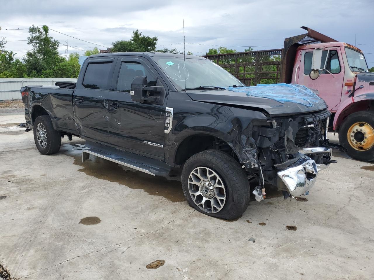 2020 Ford F350 VIN 1FT8W3BT7LEC60980 Copart auction photo, all over damage thumbnail 4