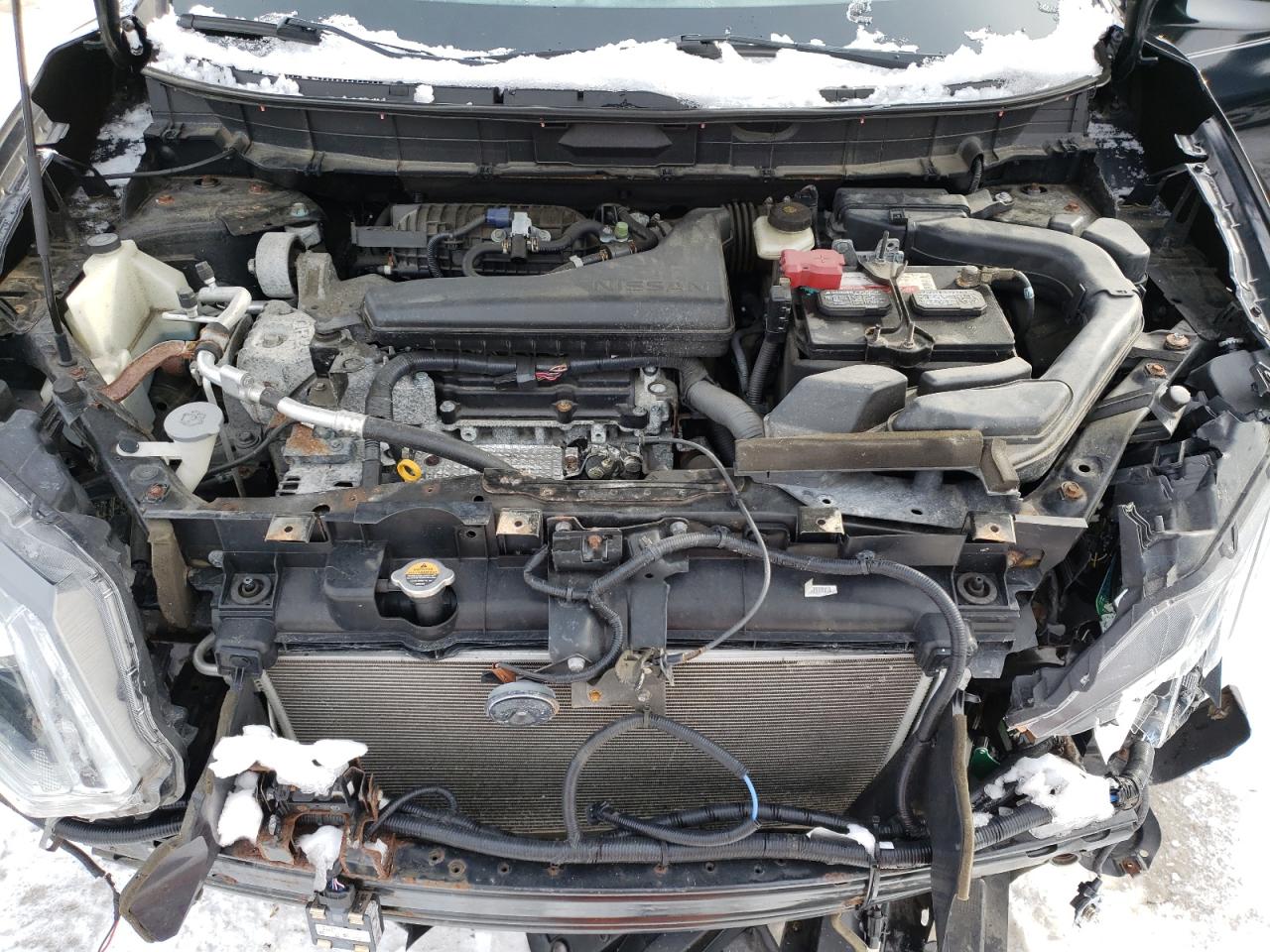 2016 Nissan Rogue VIN 5N1AT2MV2GC808531 Copart auction photo, front end / undercarriage damage thumbnail 12