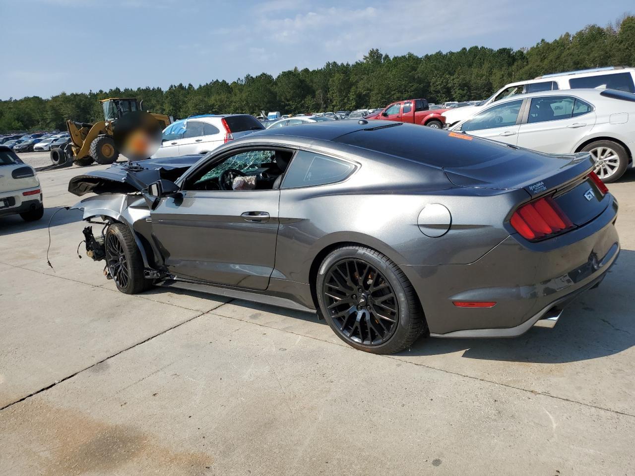 2015 Ford Mustang VIN 1FA6P8CFXF5341380 Copart auction photo, front end / undercarriage damage thumbnail 2