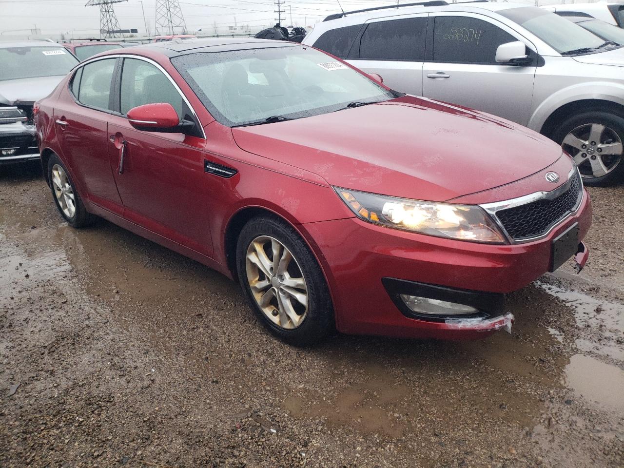 2013 KIA Optima VIN 5XXGN4A71DG245140 Copart auction photo, front end damage thumbnail 4
