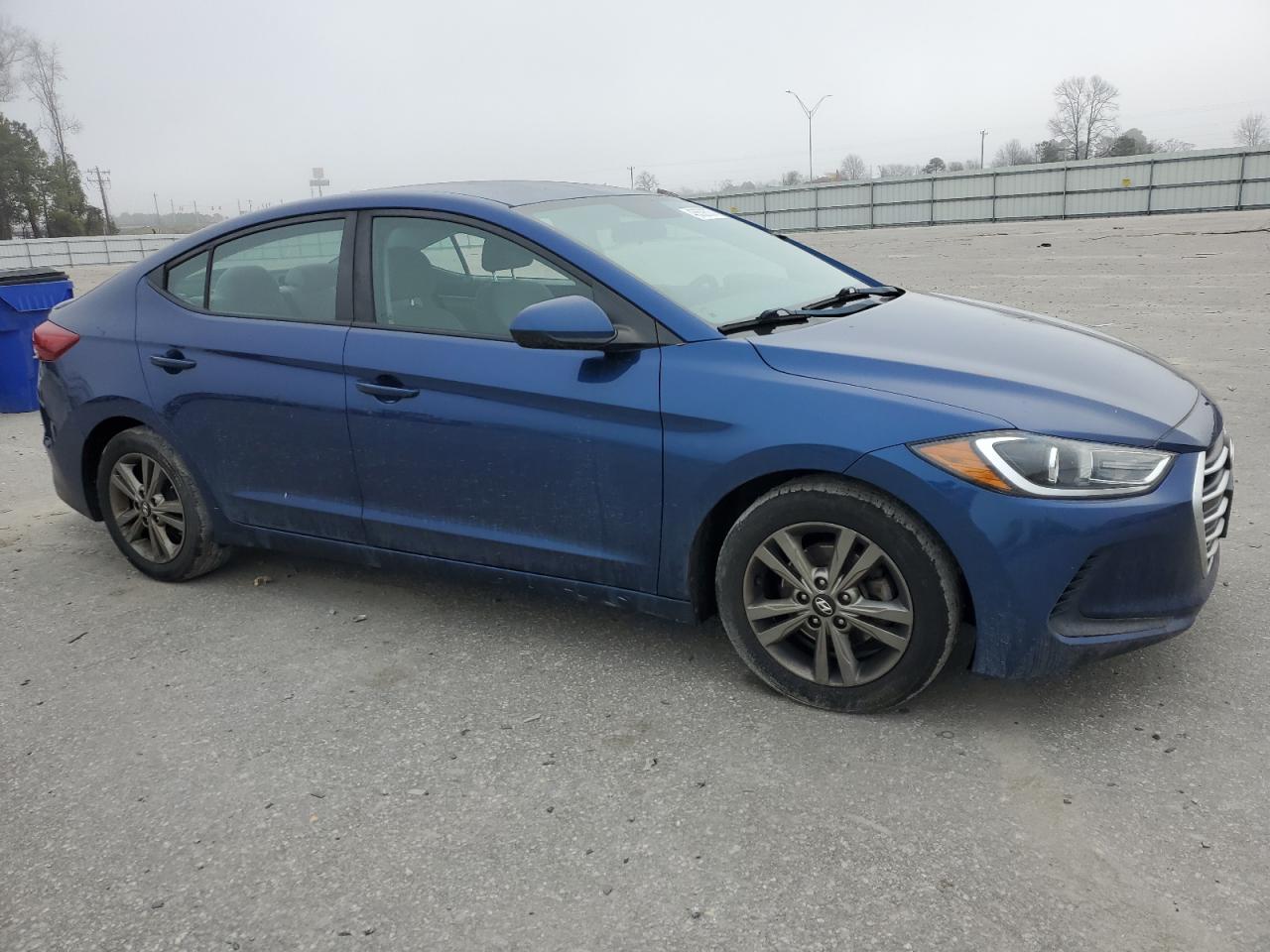 2017 Hyundai Elantra VIN 5NPD84LF6HH156608 Copart auction photo, vandalism / all over damage thumbnail 4