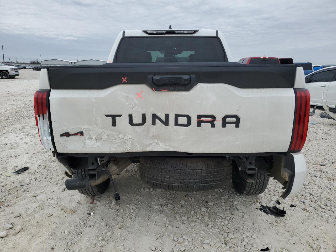 2023 Toyota Tundra VIN 5TFLA5DB1PX102377 Copart auction photo, all over damage thumbnail 6