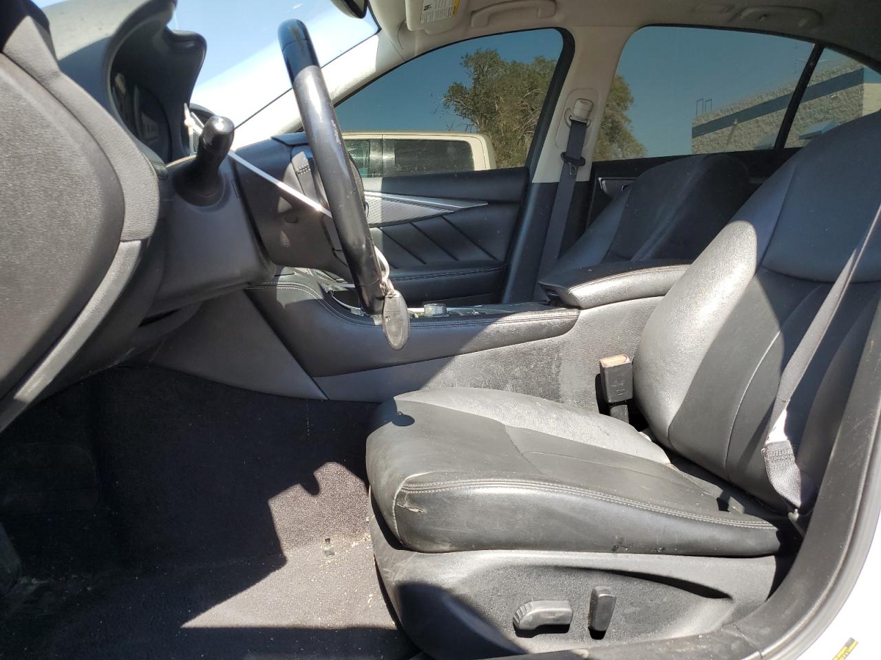 2015 Infiniti Q50 VIN JN1BV7AP0FM332717 Copart auction photo, side / front end damage thumbnail 7