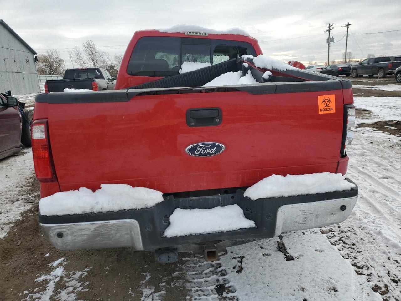2008 Ford F250 VIN 1FTSW21R88ED83376 Copart auction photo, all over damage thumbnail 6