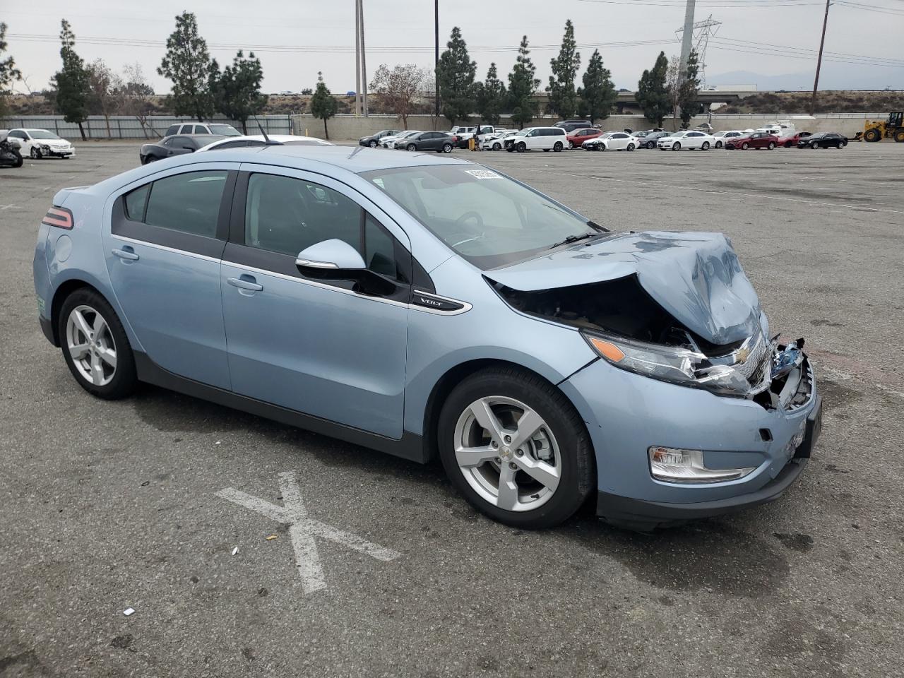 2013 Chevrolet Volt VIN 1G1RE6E44DU149705 Copart auction photo, front end / mechanical damage thumbnail 4