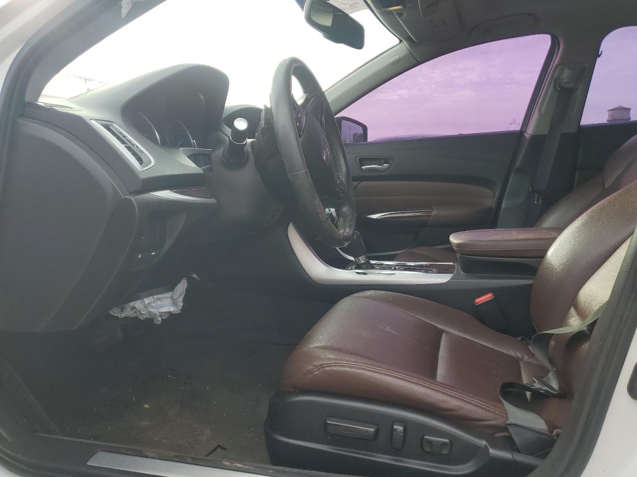 2015 Acura TLX VIN 19UUB1F34FA022011 Copart auction photo, front end / side damage thumbnail 7