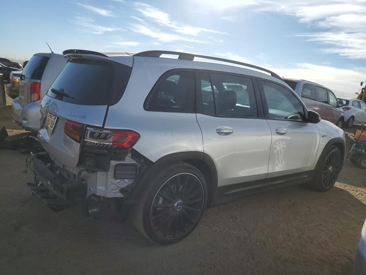 2021 Mercedes-Benz GLB VIN W1N4M5BB9MW080749 Copart auction photo, rear end damage thumbnail 3