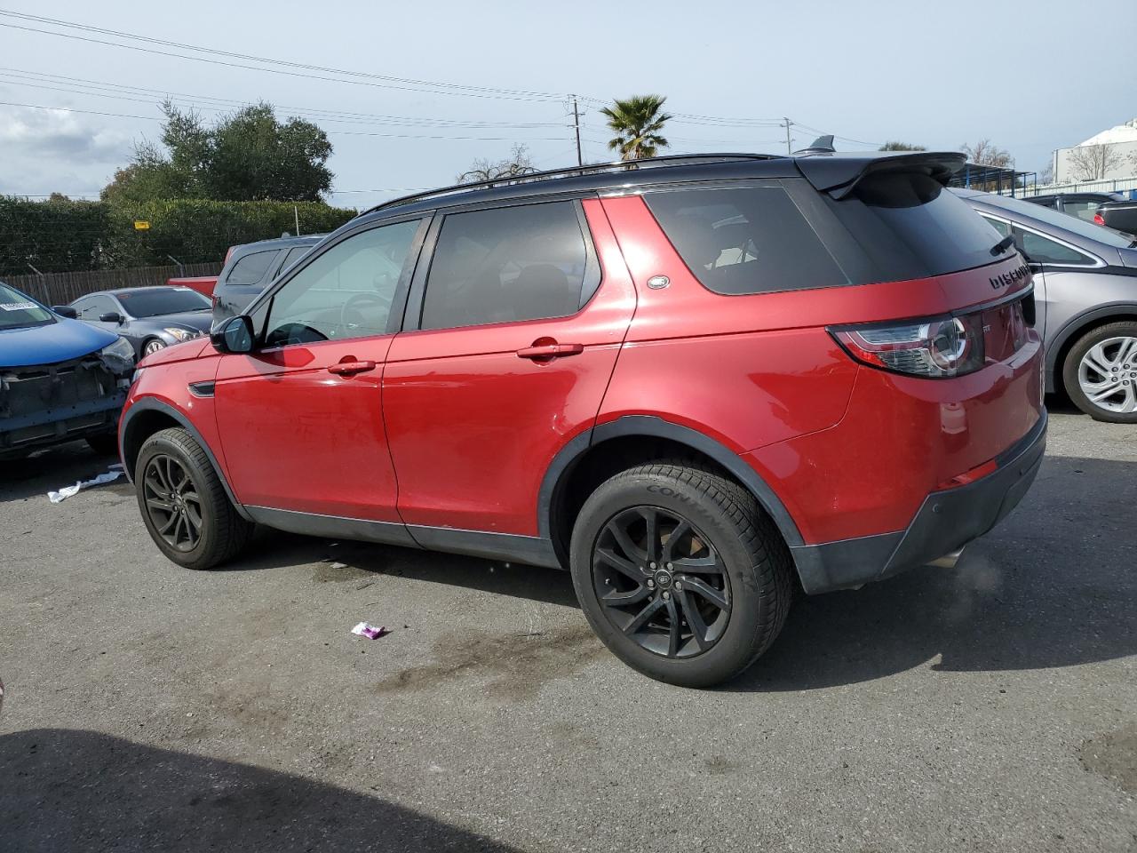 2016 Land Rover Discovery VIN SALCR2BG4GH628964 Copart auction photo, vandalism / side damage thumbnail 2