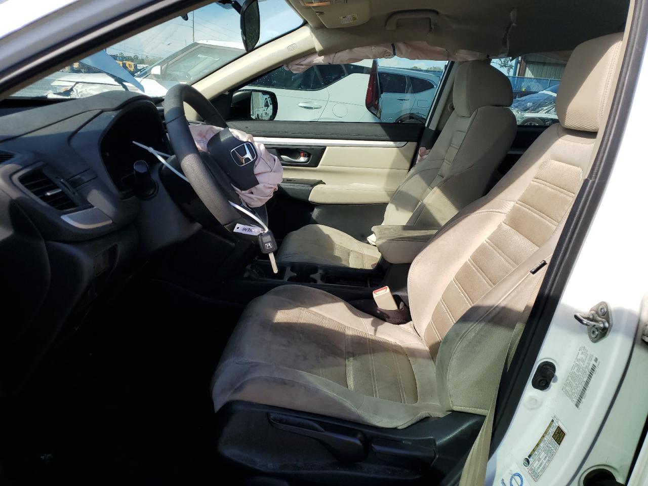 2018 Honda CR-V VIN 2HKRW5H39JH401178 Copart auction photo, front end / side damage thumbnail 7