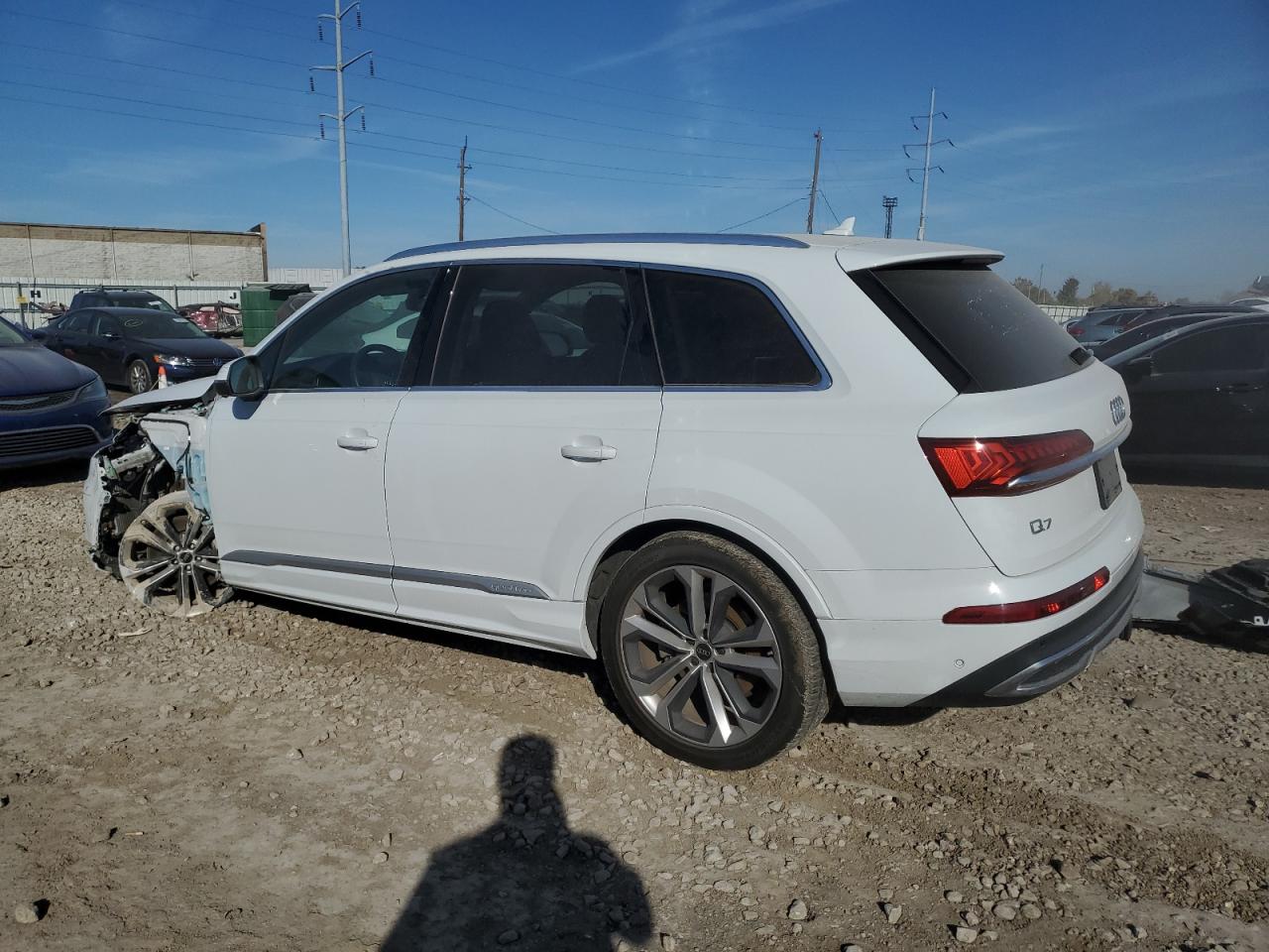 2022 Audi Q7 VIN WA1LXBF74ND016866 Copart auction photo, front end damage thumbnail 2