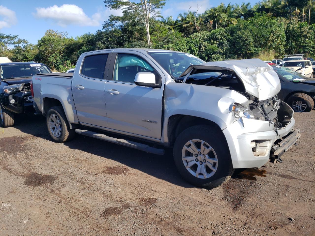 2018 Chevrolet Colorado VIN 1GCGTCEN2J1305474 Copart auction photo, front end damage thumbnail 4