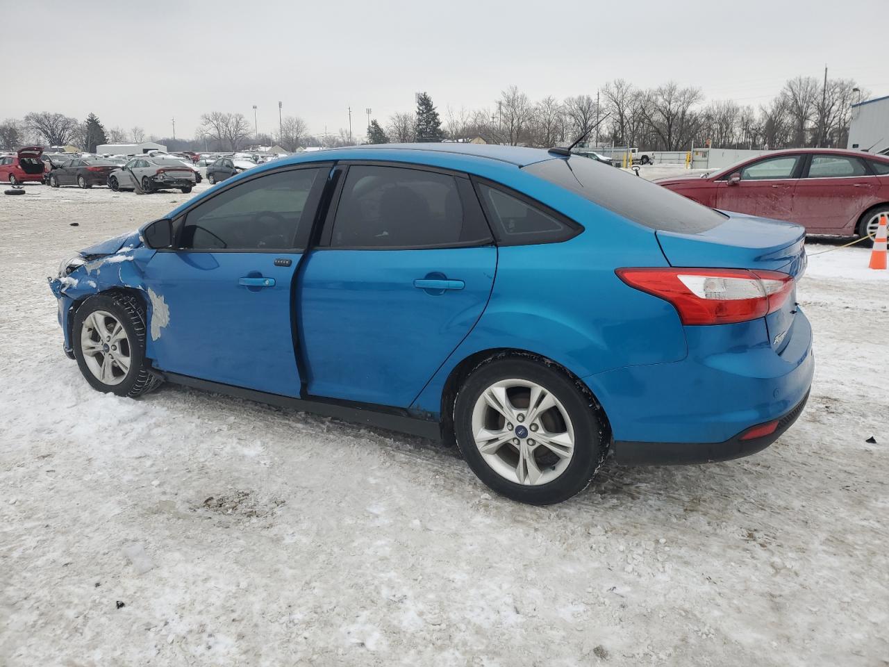 2014 Ford Focus VIN 1FADP3F28EL359356 Copart auction photo, front end / side damage thumbnail 2