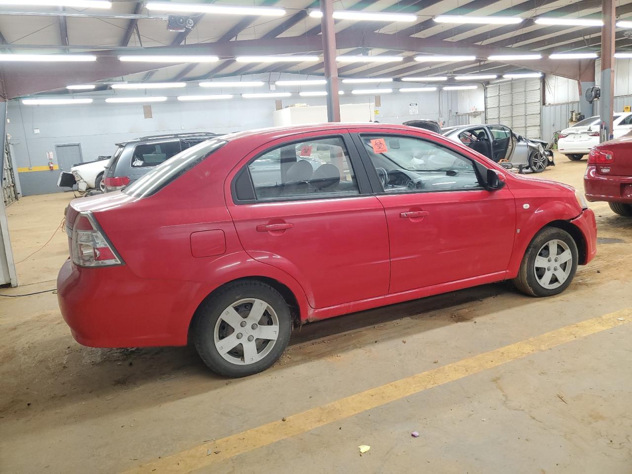 2007 Chevrolet Aveo VIN KL1TD566X7B168714 Copart auction photo, water/flood / front end damage thumbnail 3