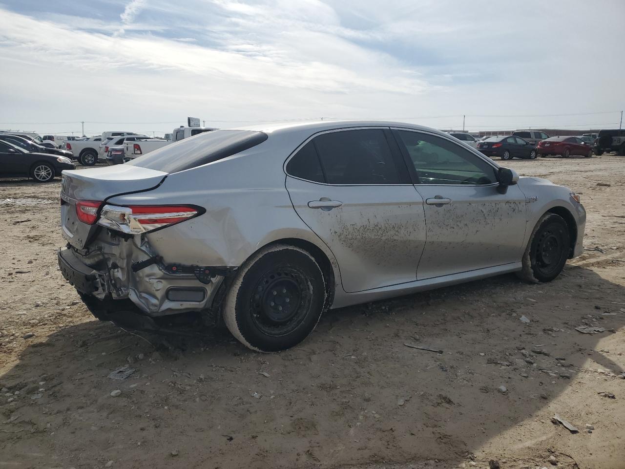 2018 Toyota Camry VIN 4T1B31HK3JU506620 Copart auction photo, rear end damage thumbnail 3