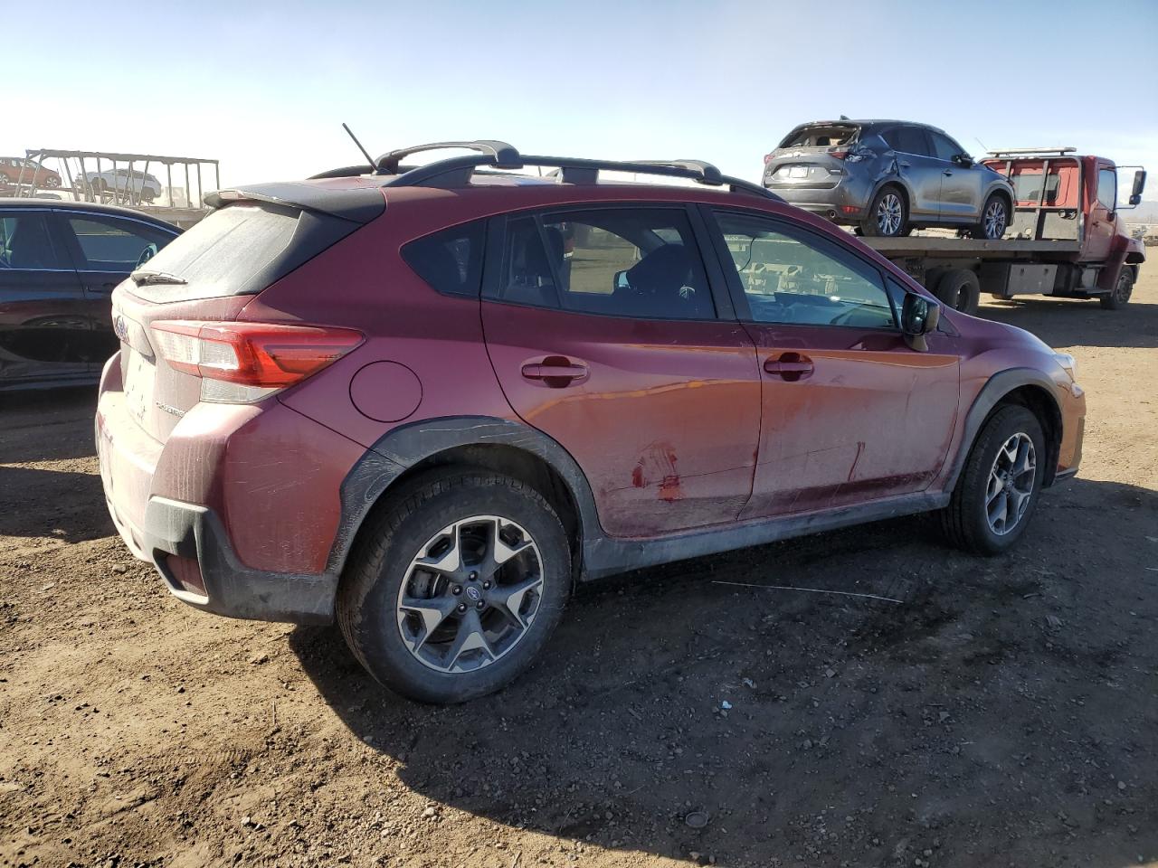 2019 Subaru XV VIN JF2GTABC0K8308763 Copart auction photo, vandalism damage thumbnail 3