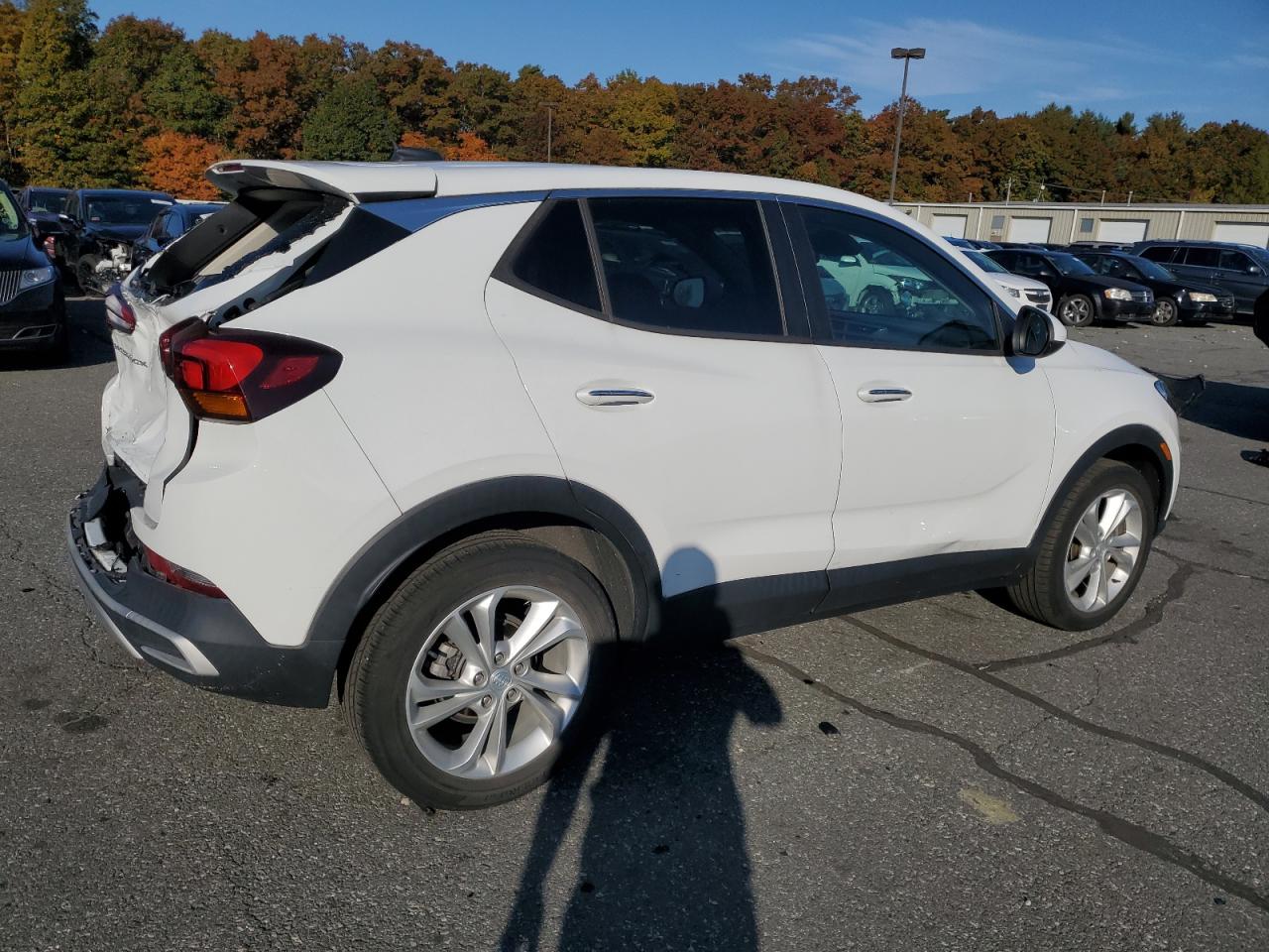 2021 Buick Encore VIN KL4MMBS28MB067983 Copart auction photo, rear end damage thumbnail 3