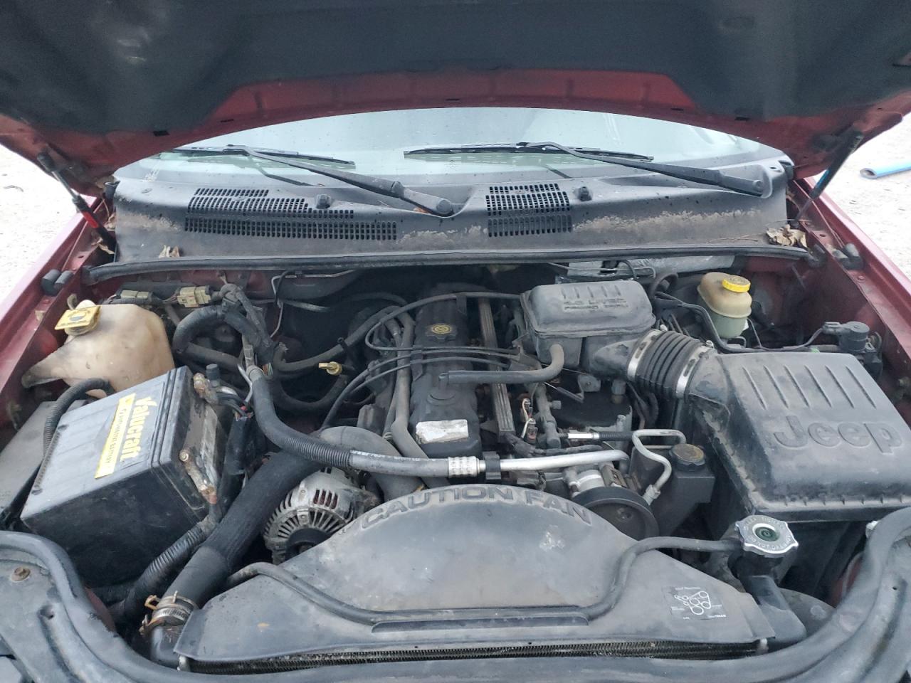 2004 Jeep Grand Cherokee VIN 1J4GX48SX4C132656 Copart auction photo, side / front end damage thumbnail 13
