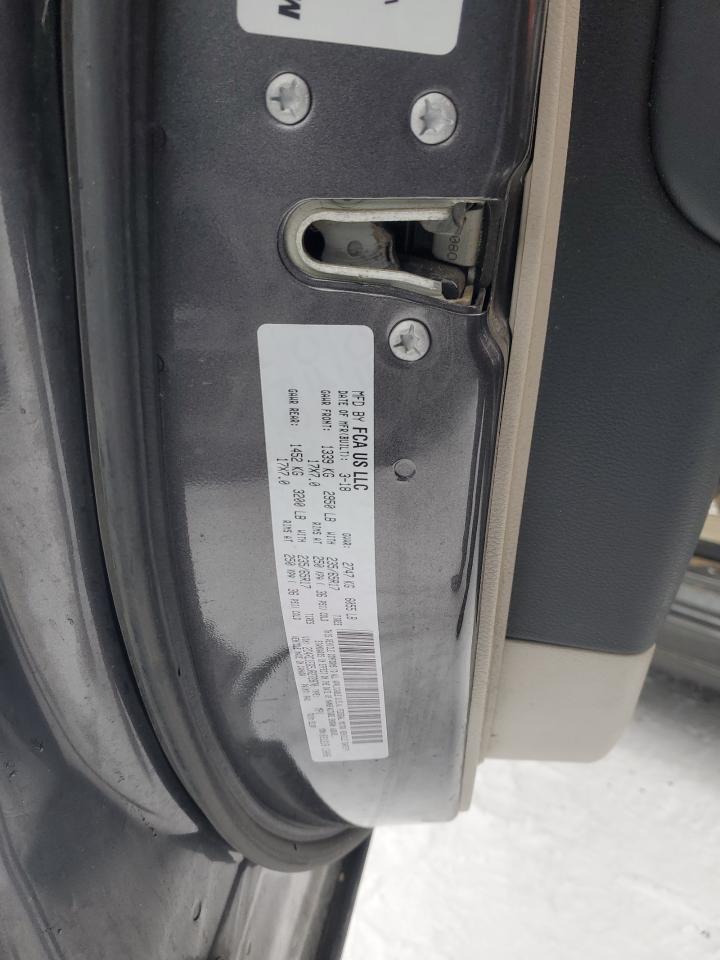 2018 Chrysler Pacifica VIN 2C4RC1EG5JR272870 Copart auction photo, front end damage thumbnail 15