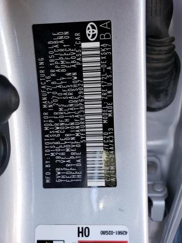 2017 Toyota Corolla VIN 5YFBURHE3HP629027 Copart auction photo, mechanical / front end damage thumbnail 12